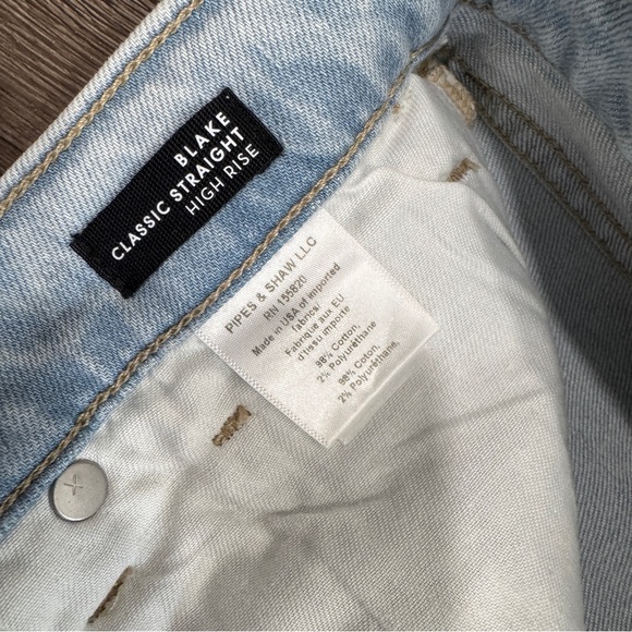 Veronica Beard Blake Light Wash Straight Leg Jeans size 29 - Picture 8 of 13